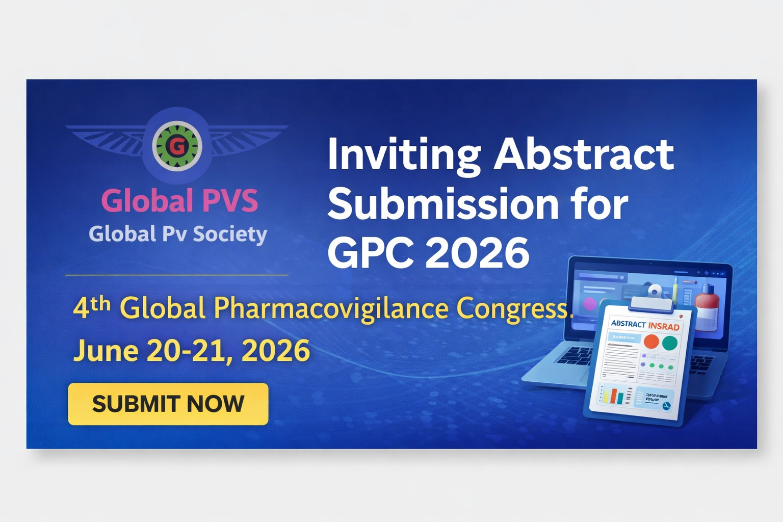 📢 Call for Abstracts – 4th Global Pharmacovigilance Congress 2026